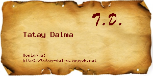 Tatay Dalma névjegykártya